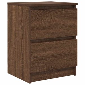vidaXL Meuble TV chêne marron 40x35x54 cm bois d'ingénierie