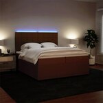 vidaXL Sommier à lattes de lit avec matelas Rose 200x200 cm Velours