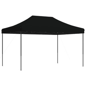 vidaXL Tente de fête 292 x 440 x 315 cm Noir Tissu Oxford