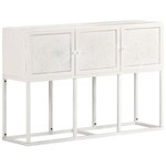 vidaXL Buffet 115x30x76 cm Bois de manguier massif