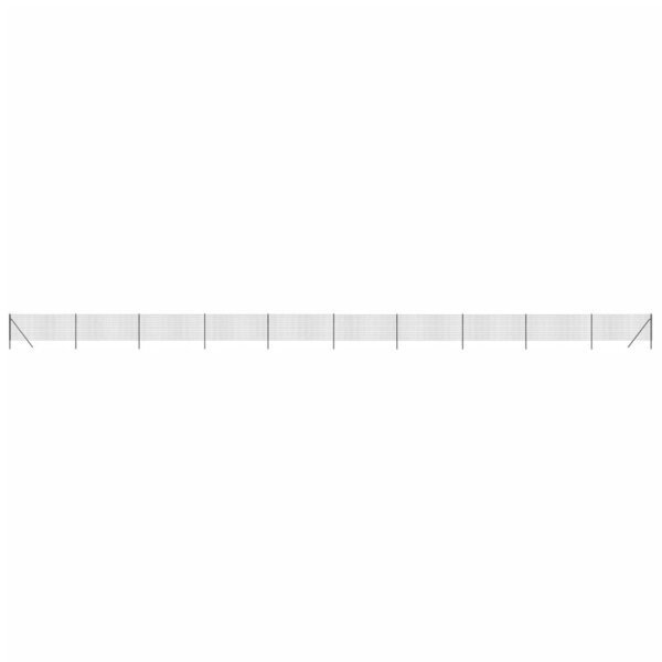 vidaXL Clôture en treillis métallique anthracite 1 1x25 m