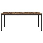 vidaXL Table de salle à manger / Table de repas Bois d'ingénierie