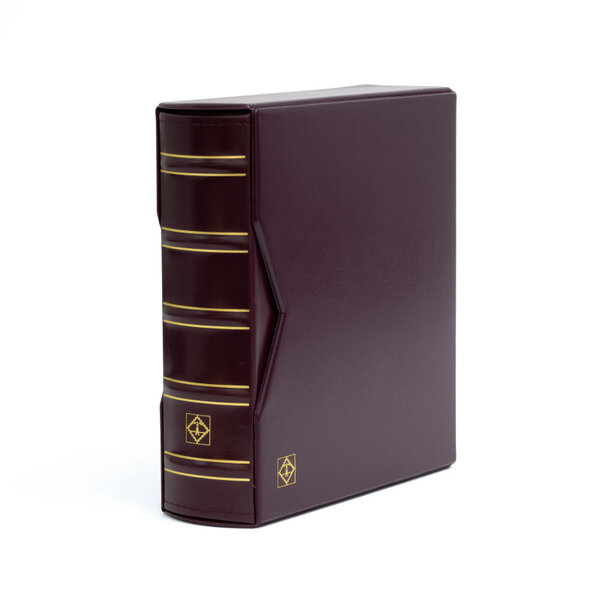 Album pour ranger 200 lettres  FDC au format C6. Couleur - Bordeaux