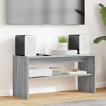 vidaXL Meuble TV Gris Sonoma 80 x 30 x 40 cm Bois d'ingénierie