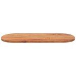vidaXL Dessus de table 100x40x2 5 cm ovale bois massif d'acacia