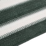 vidaXL Filet brise-vue vert et blanc 1 2x10 m PEHD 75 g/m²