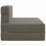vidaXL Canapé-lit pliable Gris clair 70 x 72 x 60 cm Tissu