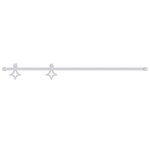vidaXL Kit de quincaillerie de porte coulissante 200 cm Acier Blanc