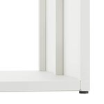 vidaXL Portant de bois chauffage blanc 40x40x40 cm