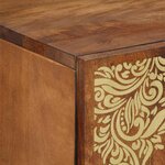 vidaXL Buffet Marron 60 x 33 x 75 cm Bois de manguier massif