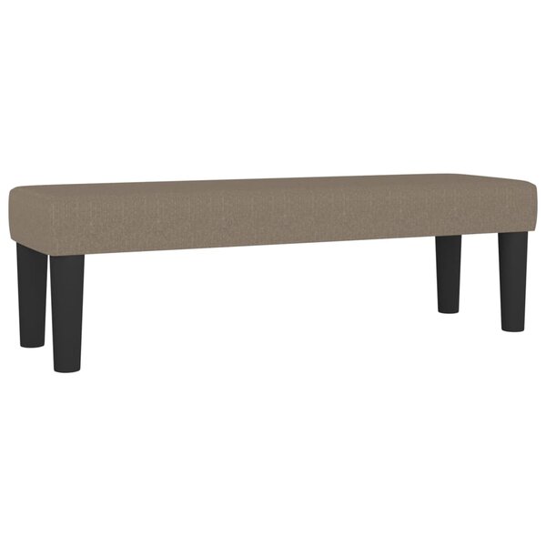 Banc banquette 100 x 30 x 30 cm tissu taupe 02_0010476