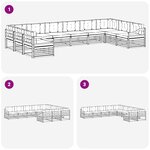 vidaXL Ensembles de canapés 10 pc