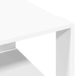 vidaXL Table basse blanche 51 5 x 51 5 x 30 cm Bois d'ingénierie