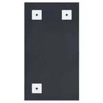 vidaXL Miroir Argenté 80x60 cm