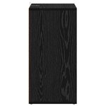 vidaXL Meuble à chaussures avec étagère Chêne noir 60 x 35 x 70 cm
