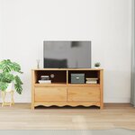 Buffet TV vidaXL "DRAMMEN" 99x43x55 cm en bois massif de pin