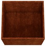 vidaXL Jardinière 42x40x39 cm acier corten