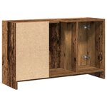 vidaXL Cabinet Évier Bois Vieilli 90x29x55 cm Bois d'Ingénierie