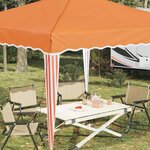 vidaXL Tente de fête pop-up 288 x 288 x 245 cm Orange Tissu Oxford