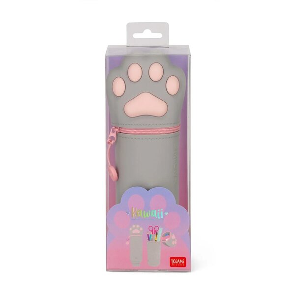 Legami KA0022 - Trousse en silicone souple 2-en-1 - Kawaii