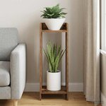 vidaXL Support de Plante Bois ancien 30 x 30 x 80 cm Bois d'ingénierie