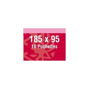 Pochettes noires 185 x 95 mm pour Bloc Musée Postal G de la Tour.