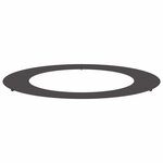 vidaXL Anneau de tree plat noir Ø60/90 cm en acier