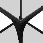 vidaXL Tables basses avec dessus en verre transparent 2 Pièces acier