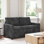 vidaXL Canapé Gris foncé 156 x 81 x 87 5 cm Polyester