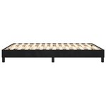 vidaXL Cadre de lit Noir 140x190 cm Velours