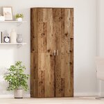 vidaXL buffet vieux bois 80x35x180 cm Bois d'ingénierie