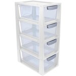 Boite tiroir transparent 6 litres omega