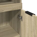 vidaXL Armoire salle de bain chêne sonoma 32x34x188 5 cm