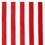 vidaXL Toile de rechange pour store banne Rouge et blanc 10 x 1.6 m