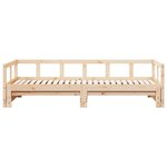 vidaXL Lit de jour sans matelas 90x190 cm bois de pin massif