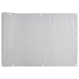 vidaXL Écran d'intimité de balcon gris 600x90 cm PVC
