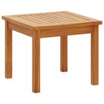 vidaXL Ensemble de canapé de jardin 3 Pièces Marron Bois d'acacia massif