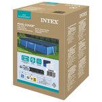 INTEX Couverture de piscine 260 x 160 cm Rectangulaire PVC et PP