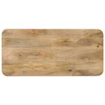 vidaXL Table à dîner 112x52x76 cm bois de manguier massif