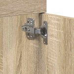 vidaXL Armoire lavabo de salle de bain chêne sonoma 41x38 5x46 cm