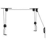 vidaXL Palans à vélo avec support de plafond 2 Pièces 20 kg