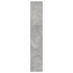 vidaXL Cloison de séparation gris béton bois d'ingénierie