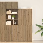 vidaXL Chêne artisan 40 x 42 5 x 185 cm Bois d'ingénierie