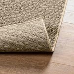 vidaXL Tapis ZIZUR beige 140x200 cm aspect de jute intérieur extérieur