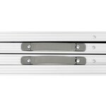Table pliante de camping en aluminium avec hauteur ajustable