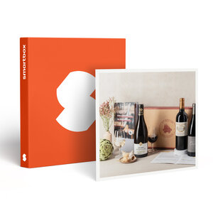 SMARTBOX - Coffret Cadeau Coffret de 3 bouteilles de vin et livre d'œnologie - Gastronomie