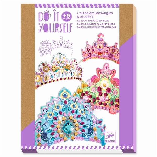 Diadèmes mosaïques à décorer