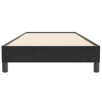 vidaXL Sommier à lattes de lit sans matelas noir 90x220 cm velours