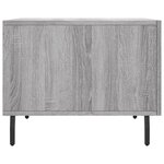 vidaXL Tables basses 2 Pièces sonoma gris 50x50x40 cm bois d'ingénierie