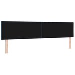 vidaXL Tête de Lit en Tissu Geometric Manuel Bleu 200 cm tissu